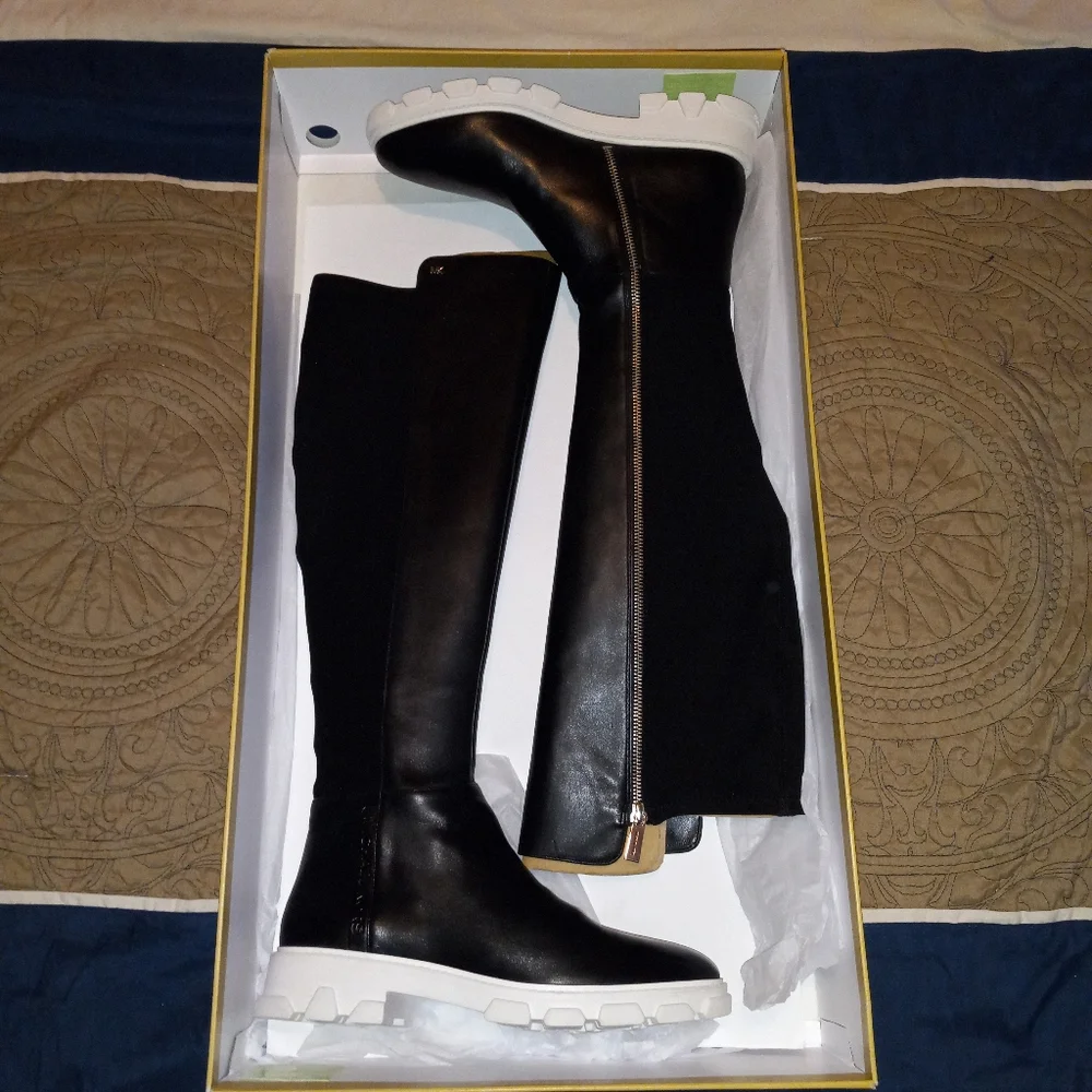 Michael Kors Ridley Lug Sole Tall Boots - Picture 3 of 11